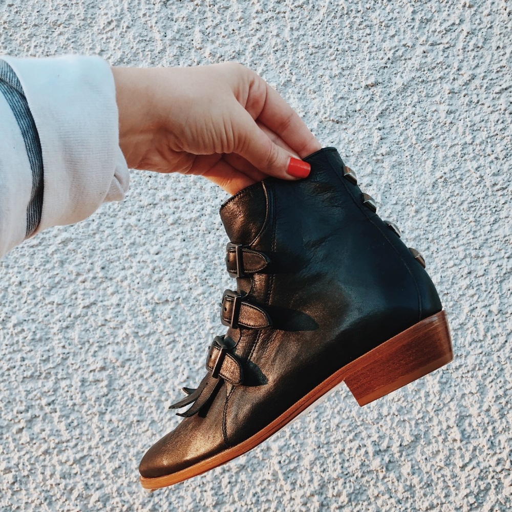 Modern Vice Real Leather Bootie